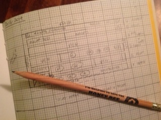 Allotment plan on graph paper